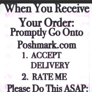 BUYERS Please ACCEPT ORDER AS Soon As Possible so Seller gets paid Thank you